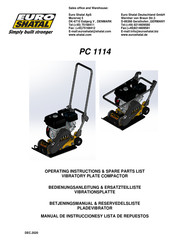 Euro Shatal PC1114 Operating Instructions Manual
