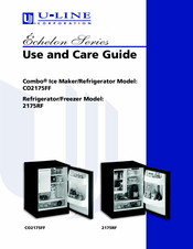 U-Line CO2175FFB Use And Care Manual