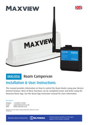 Teltonika MAXVIEW MXL056 Installation & User's Instructions