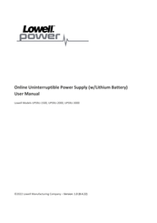Lowell power UPS9LI-2000 User Manual