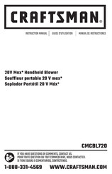 Craftsman CMCBL720 Instruction Manual