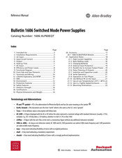 Allen-Bradley Rockwell Automation 1606-XLP60EQT Reference Manual