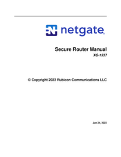 Rubicon netgate 1537 Manual