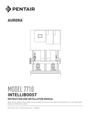 Pentair AURORA INTELLIBOOST 7710 Instruction And Installation Manual