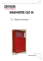 Fondis WINEMASTER C50 IN User Manual