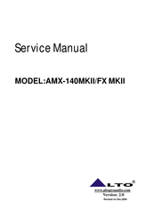 LTO AMX-140FX MKII Service Manual