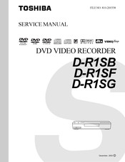 Toshiba D-R1SG Service Manual