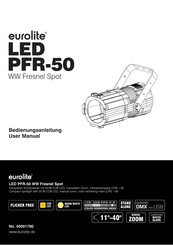 EuroLite PFR-50 User Manual