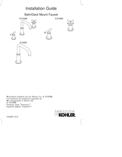 Kohler Purist K-T14429 Installation Manual