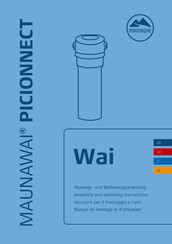 MAUNAWAI Wai Assembly And Operating Instructions Manual