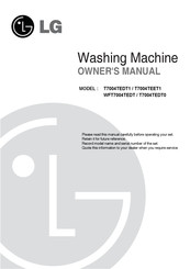 LG T7004TEDT1 Owner's Manual