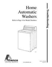 Alliance Laundry Systems LWS45B series Troubleshooting Manual