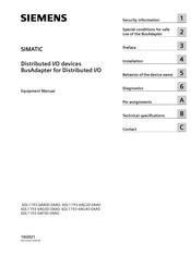 Siemens SIMATIC 6DL1193-6AR00-0AA0 Equipment Manual