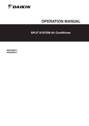 Daikin RZQ180MY1 Operation Manual