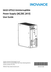 Inovance GA10-UPS12 User Manual
