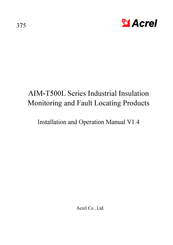 Acrel AKH-0.66 L Series Installation And Operation Manual