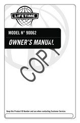 Lifetime Kidsrooms 90062 Owner's Manual
