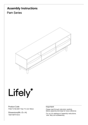 Lifely Pam Series Assembly Instructions Manual