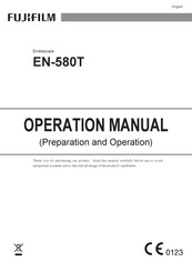 FujiFilm EN-580T Operation Manual