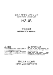 HOWA MACHINERY H3US Instruction Manual