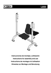 BH FITNESS L850 Instructions For Assembly And Use