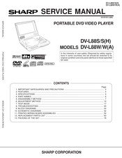 Sharp DV-L88S/S Service Manual
