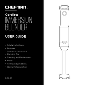 CHEFMAN RJ19-R1 Cordless Immersion Blender User Guide