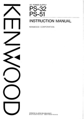 Kenwood PS-31 Instruction Manual