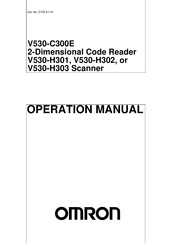 Omron V530-H301 Operation Manual