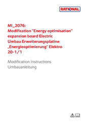 Rational MI 2076 Modification Instructions