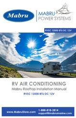 MABRU POWER SYSTEMS RVSC 12000 BTU DC 12V Installation Manual