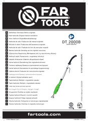 Far Tools DT 2000B Original Manual Translation