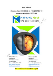 Metacon-Next OHD-C EW 90 User Manual