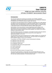 ST STEVAL-CCH002V1 User Manual