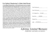 Excel 52-AGT Manual