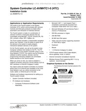 Johnson Controls LC-AVMHTC1-0 Installation Manual