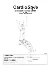 CardioStyle 84-0101-0 User Manual