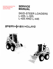 Sperry New Holland L-325 Service Manual