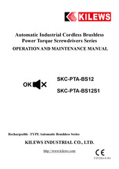 Kilews SKC-PTA-BS12 Operation And Maintenance Manual