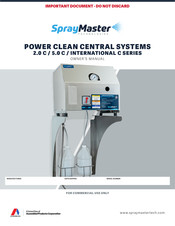 Spray Master Technologies POWER CLEAN 2.0 C Owner's Manual