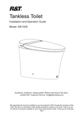 R&T W5100S Installation And Operation Manual