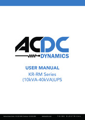ACDC KR20kVA-RM User Manual