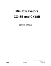 CNH CX16B Service Manual
