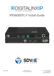 LIBERTY AV SOLUTIONS DIGITALINXIP SDVoE IPEX6000TC-F Install Manual