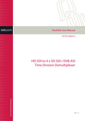 Network Electronics SDI-TD-DMUX-4 User Manual