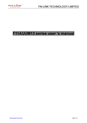 Fn-Link F11AUUM13 Series User Manual