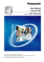 Panasonic KX-TDA150 User Manual