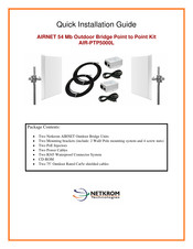 Netkrom AIRNET AIR-PTP5000L Quick Installation Manual