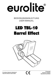 EuroLite TBL-10 User Manual