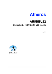 Atheros AR5BBU22 User Manual